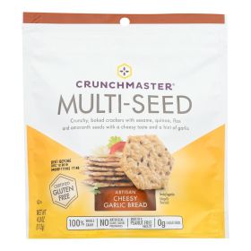 Crunchmaster - Mltsd Cracker Chsy Garlc Brd - Case Of 12 - 4 Oz