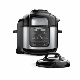 Ninja FD401 Foodi 12-in-1 Deluxe XL 8 qt. Pressure Cooker & Air Fryer that Steams, Slow Cooks, Sears, Sautés, Dehydrates & More