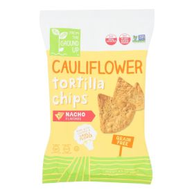 From The Ground Up - Tort Chips Clflwr Nacho - Case Of 12 - 4.5 Oz